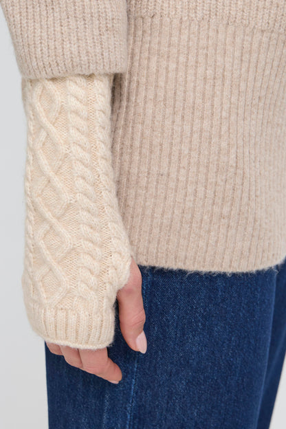 ICHI Lucy Glove - Oatmeal