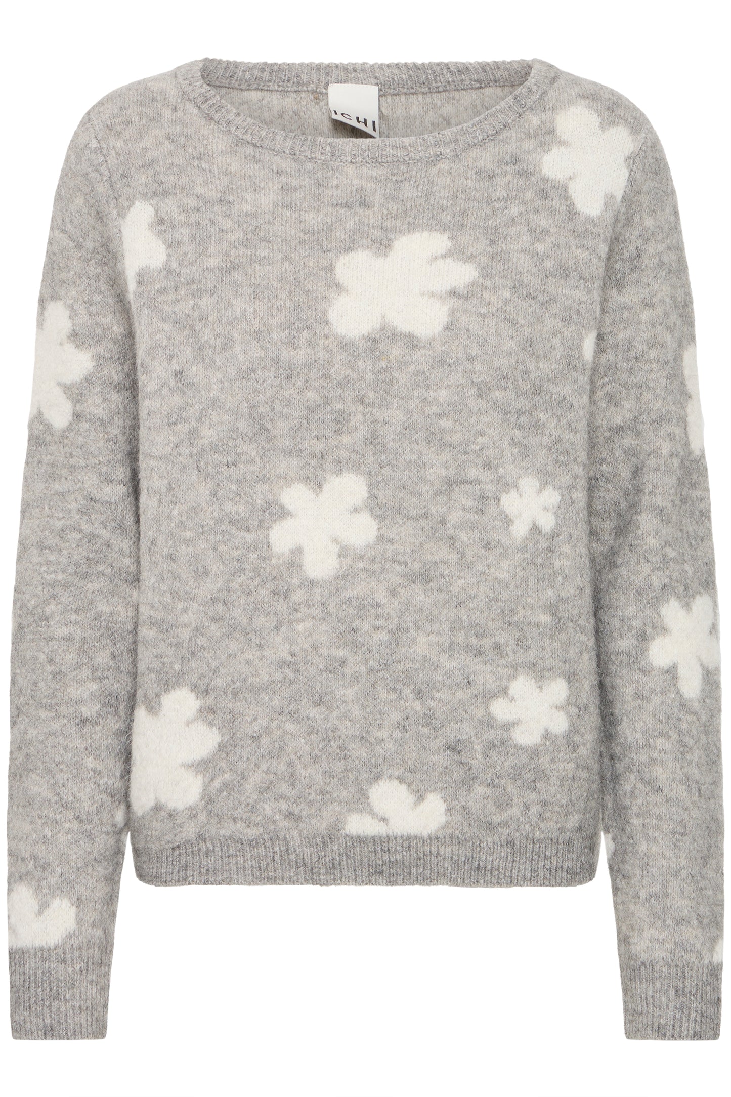 ICHI IHkamara Flower Knit - Grey