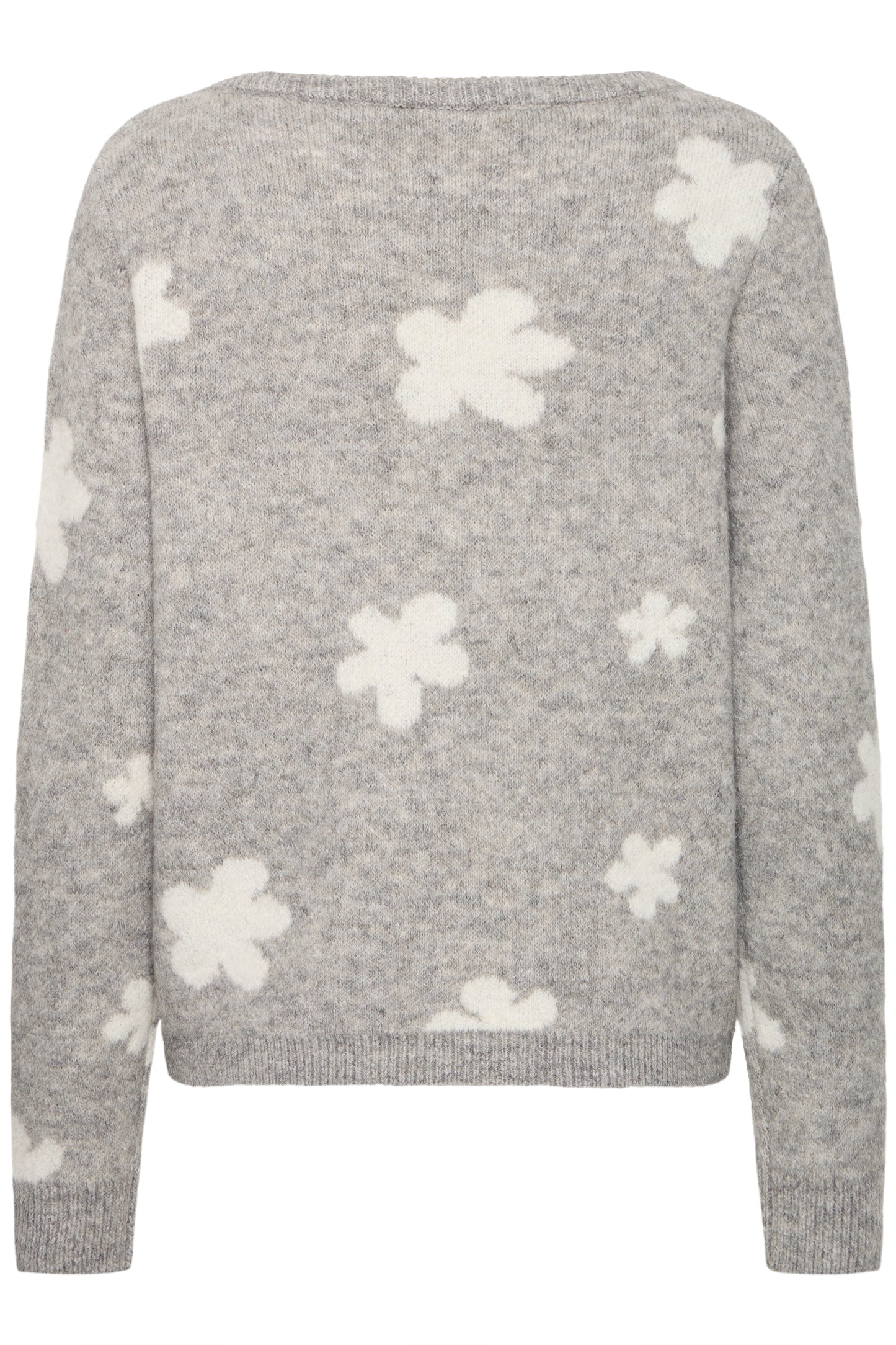ICHI IHkamara Flower Knit - Grey