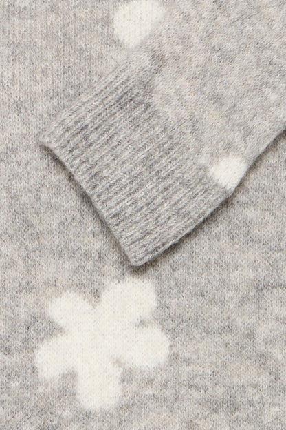 ICHI IHkamara Flower Knit - Grey