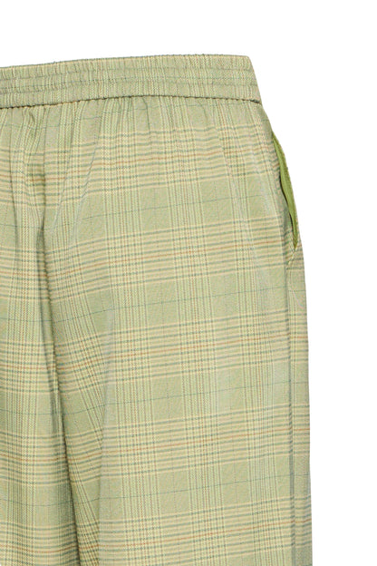 ICHI IHJolipa Check Pants - Green