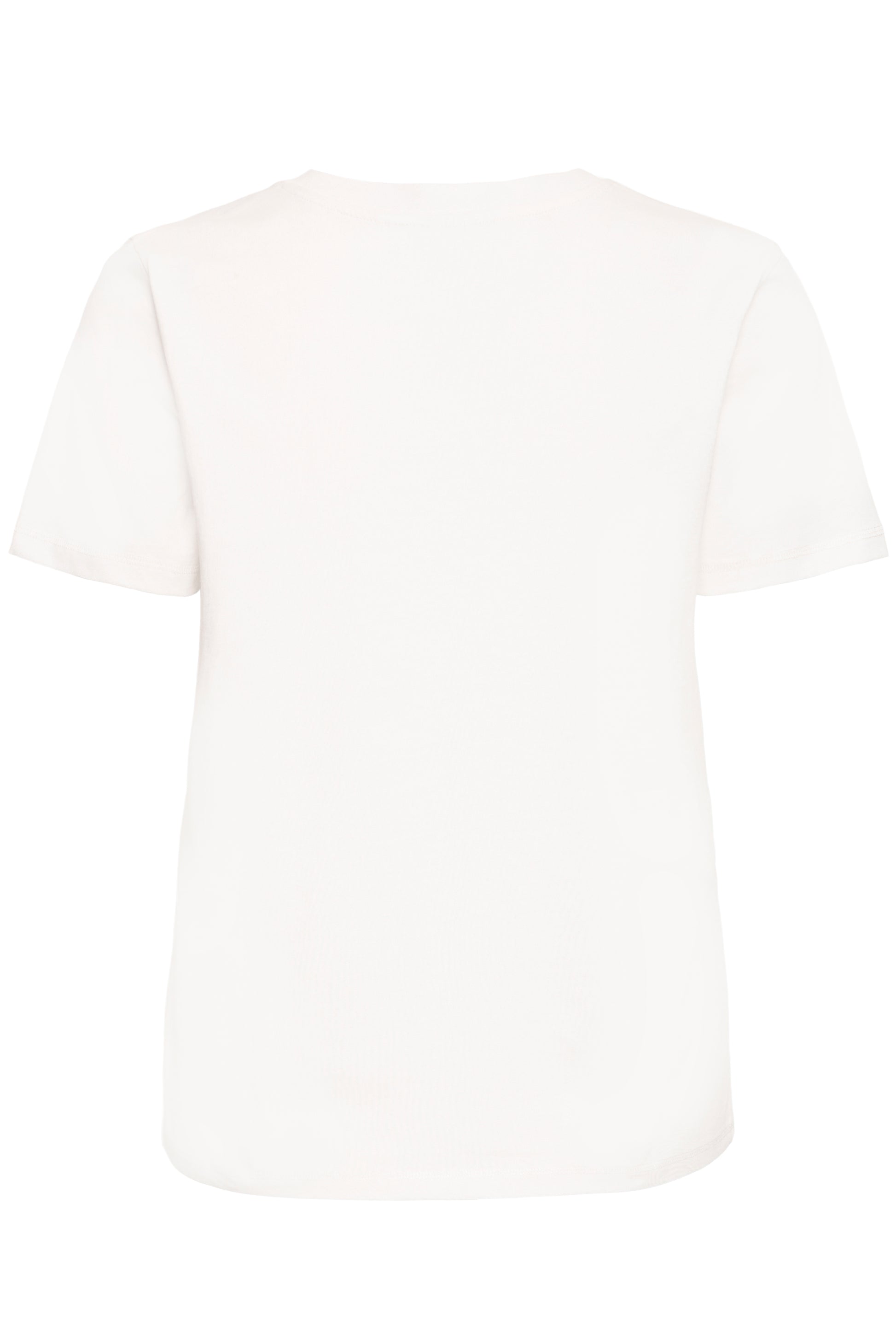 Back of plain white tee
