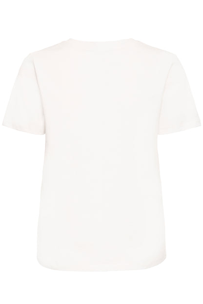 Back of plain white tee