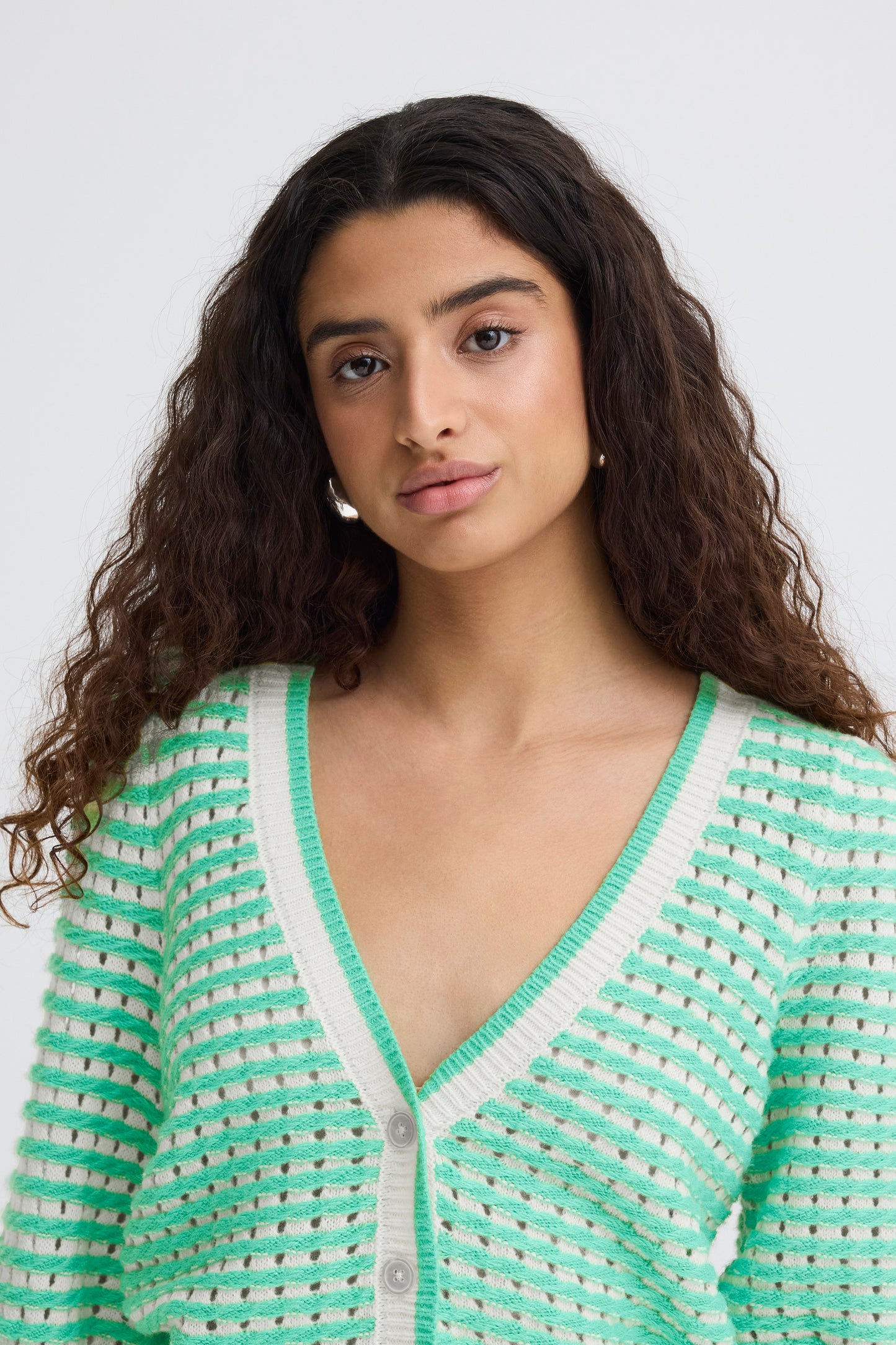 ICHI Ihardina Cardigan - Green