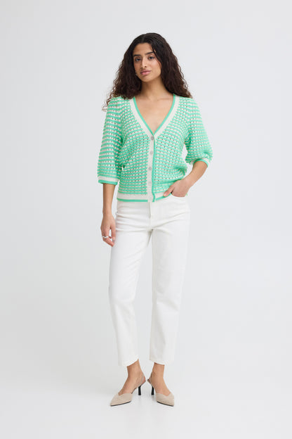 ICHI Ihardina Cardigan - Green
