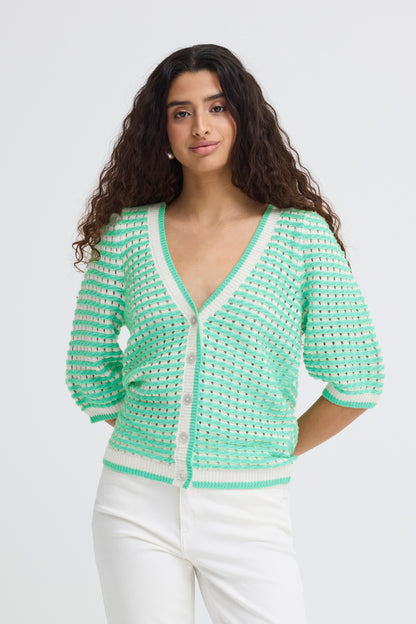 ICHI Ihardina Cardigan - Green