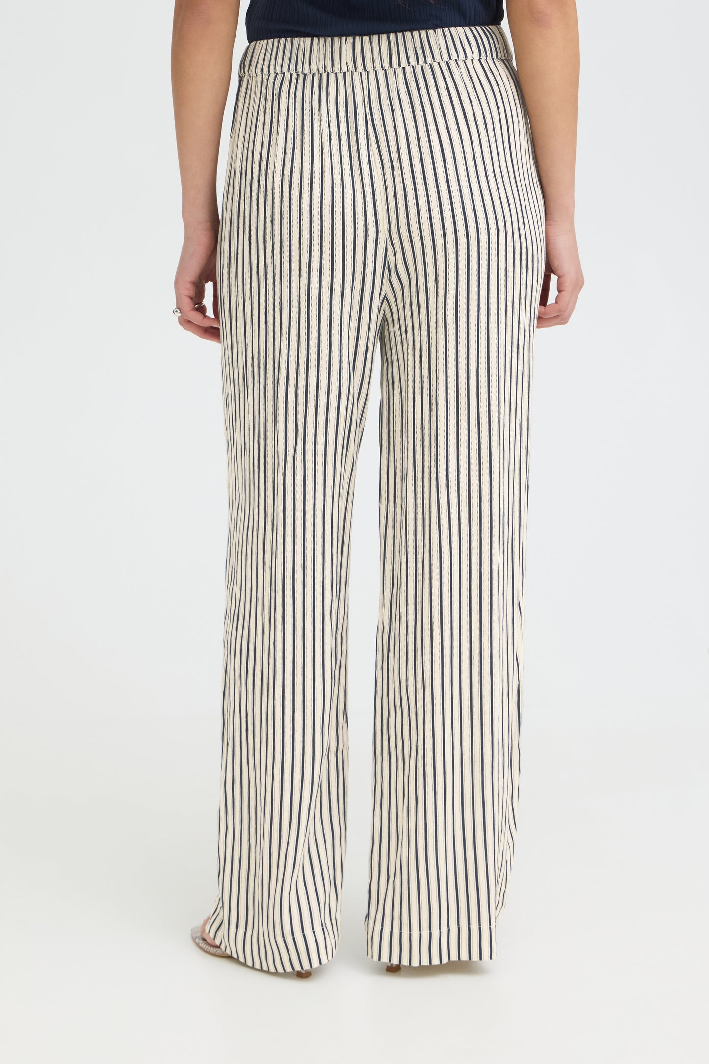 ICHI IHmarrakech Tie Trousers - Stripe