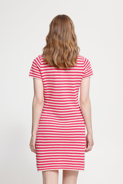 ICHI Ihlorianna Knitted Dress - Pink