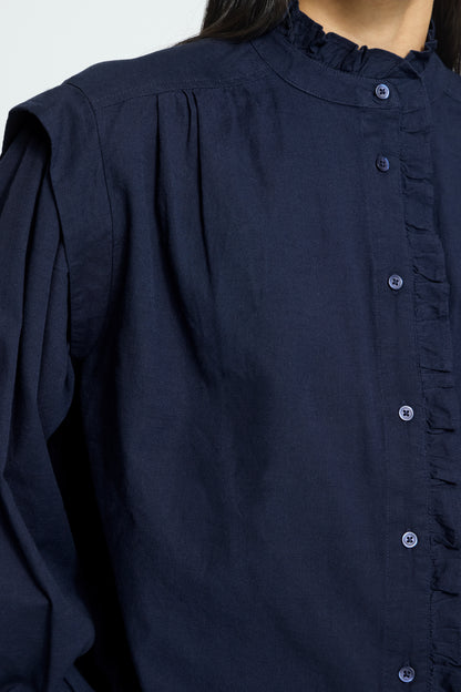 ICHI IHginola Shirt - Maritime Blue