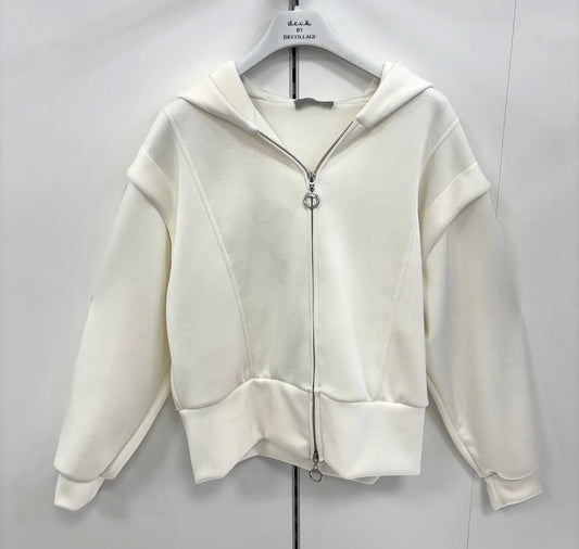 Deck Triple Soft Hoody - White