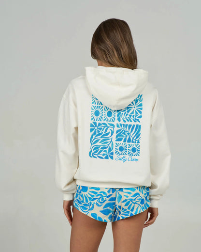 Salty Crew Sunblock Hoodie -  Off White
