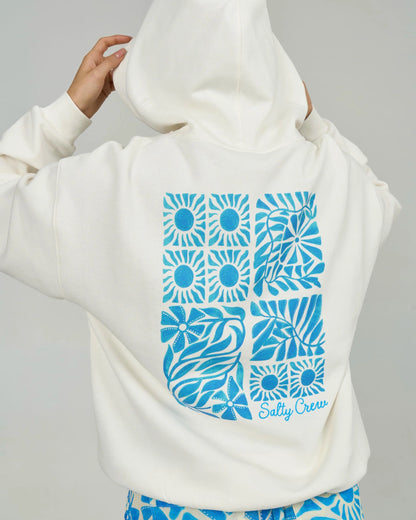 Salty Crew Sunblock Hoodie -  Off White