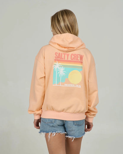 Salty Crew Simplicity Zip Hoodie -Apricot