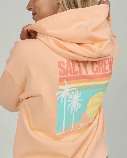 Salty Crew Simplicity Zip Hoodie -Apricot
