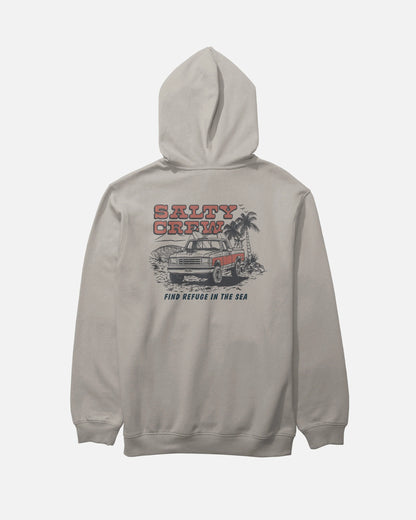 Salty Crew Truck Stop Fleece - Stone