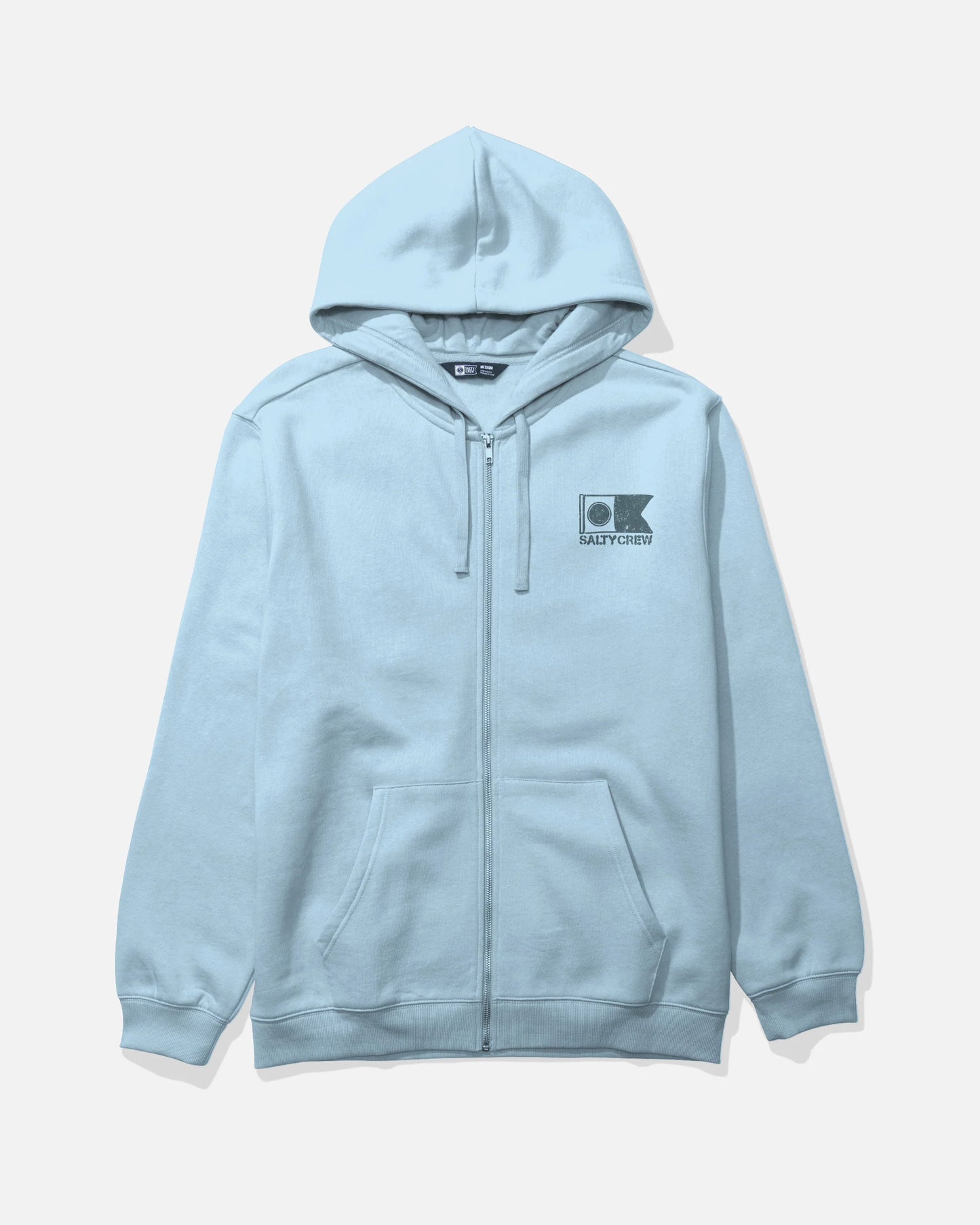 Salty Crew Stitched Zip Fleece - Sky