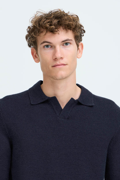 Casual Friday Karl Polo Knit - Navy