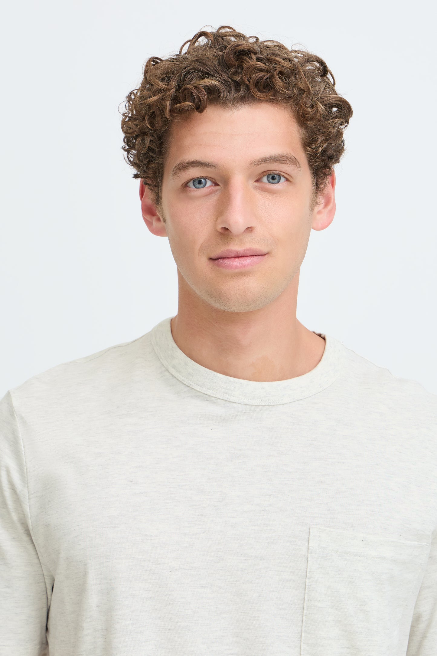 Casual Friday Jasper Melange Tee - Off White