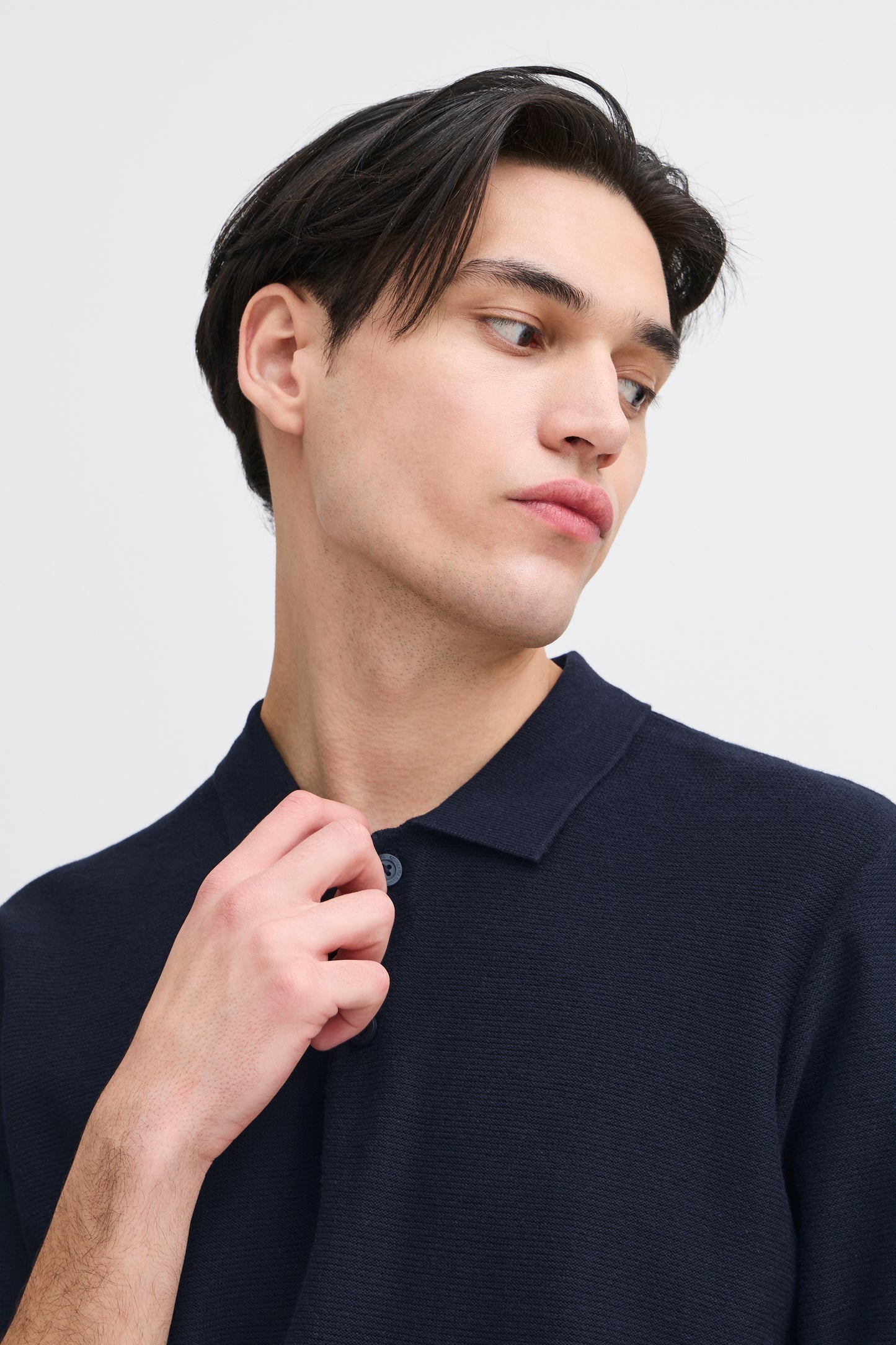 Casual Friday Edward Polo Knit - Navy
