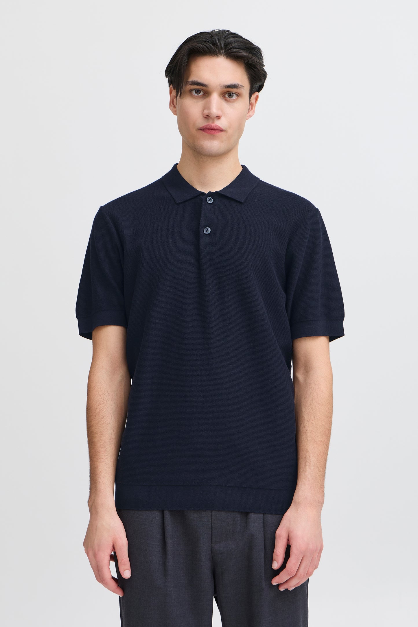 Casual Friday Edward Polo Knit - Navy