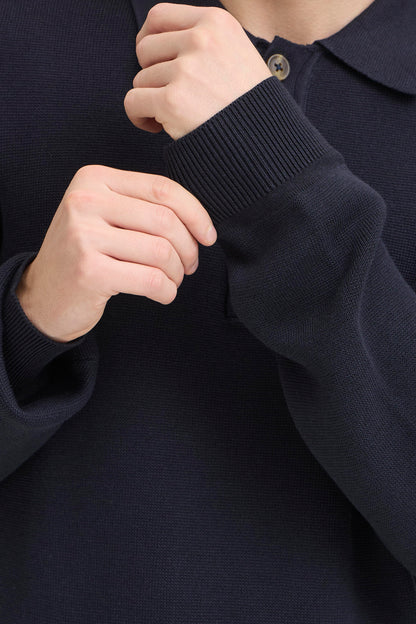 Casual Friday Abel Milano Knit - Dark Navy