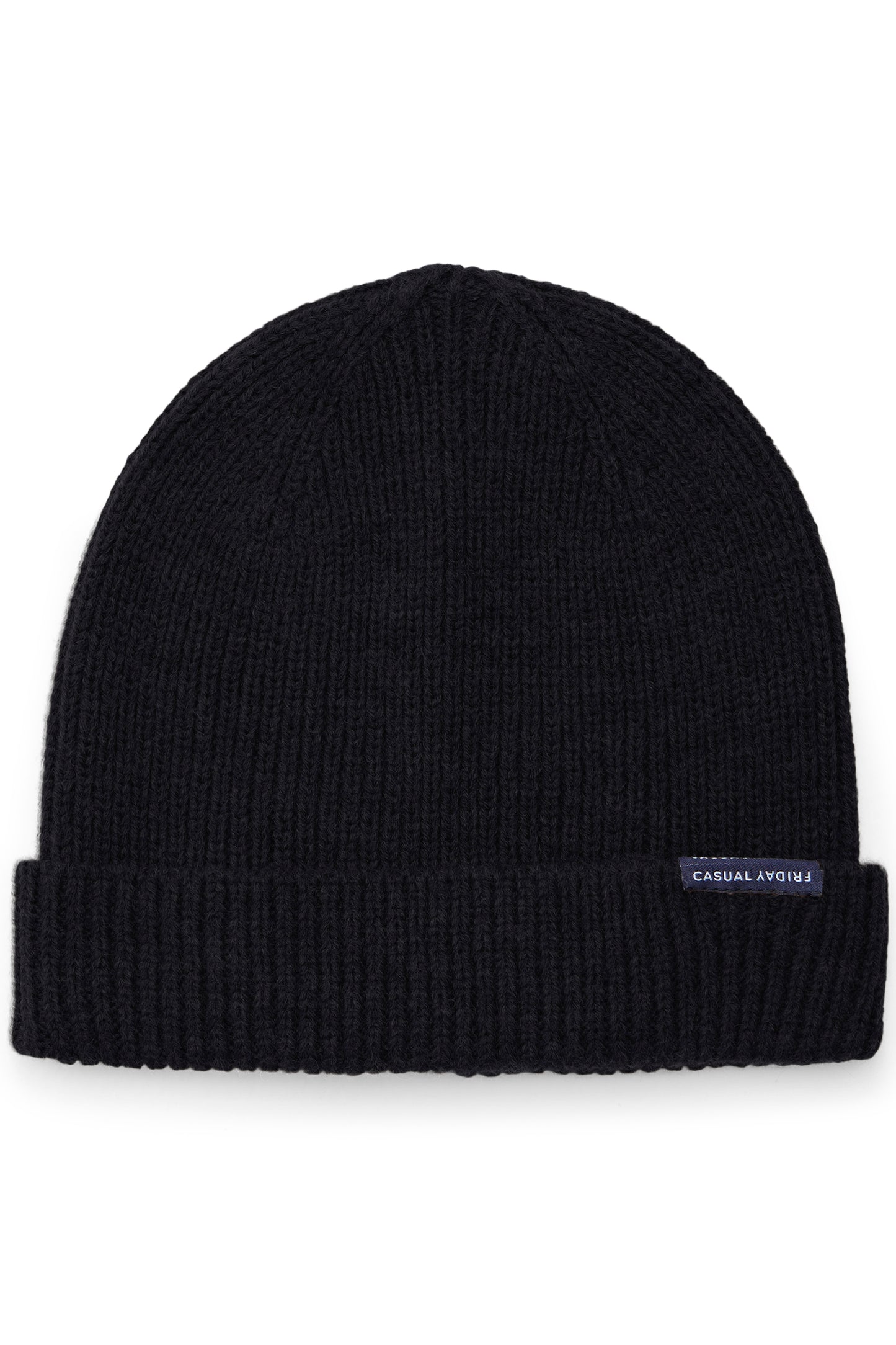 Casual Friday Alkin Rib Beanie - Black