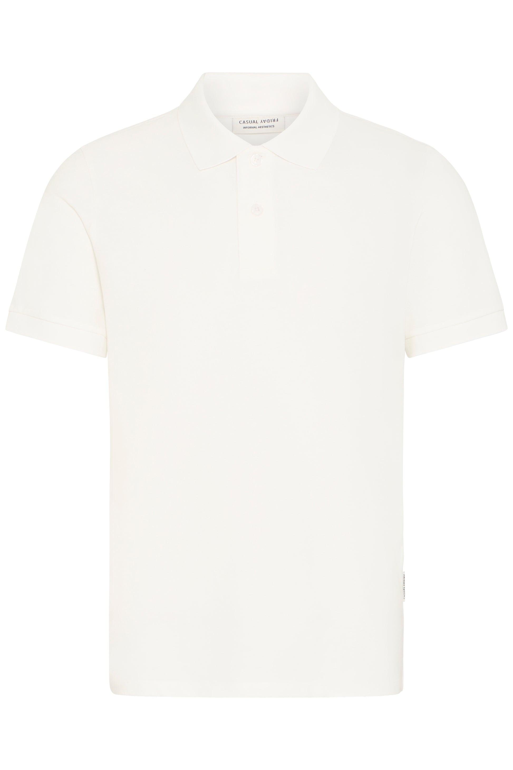 White t-shirt on a white background