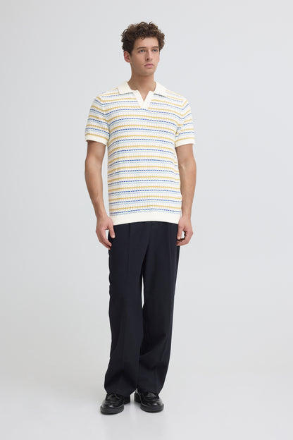 Casual Fridays Midskov Knit Polo - Multicoloured