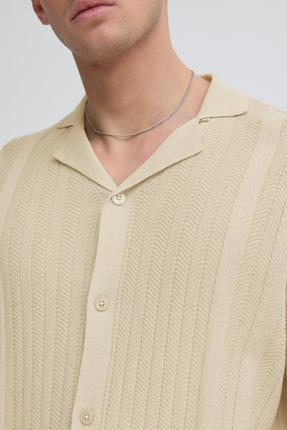 Casual Fridays Fillan Knit Cardigan- Beige