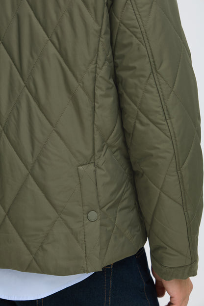 Casual Friday Benja Quilt Jacket - Khaki