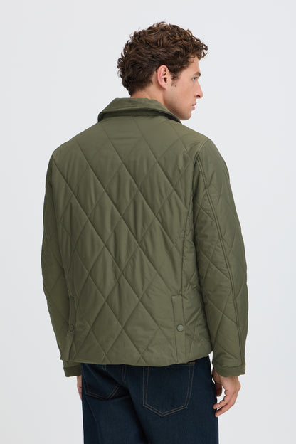 Casual Friday Benja Quilt Jacket - Khaki