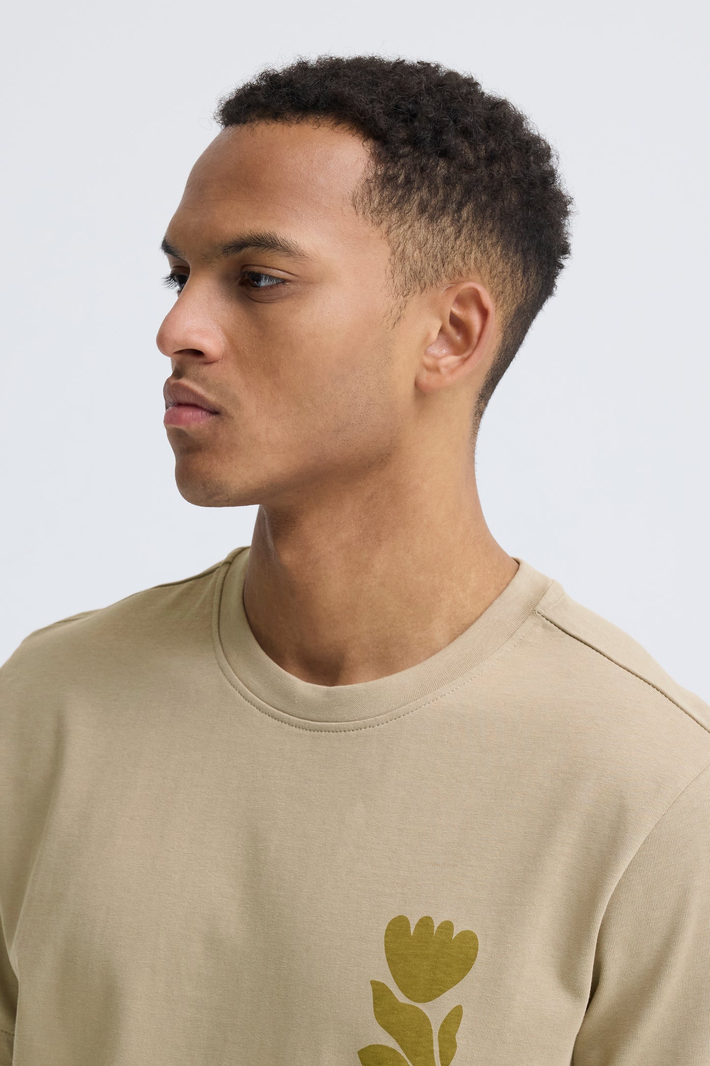 Blend Sun Flower T-Shirt Green