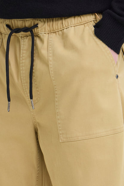 Blend Bhsun Malvin Loose Twill Trousers - Beige