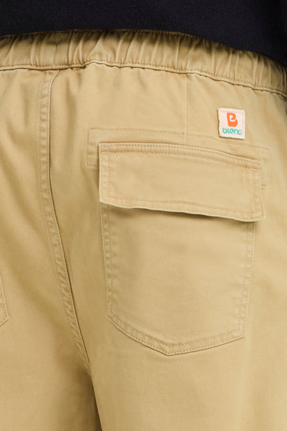 Blend Bhsun Malvin Loose Twill Trousers - Beige