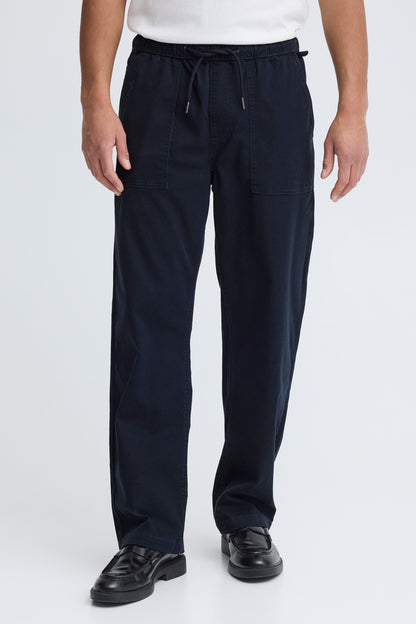 Blend BHsun Malvin Loose Twill Trouser - Navy