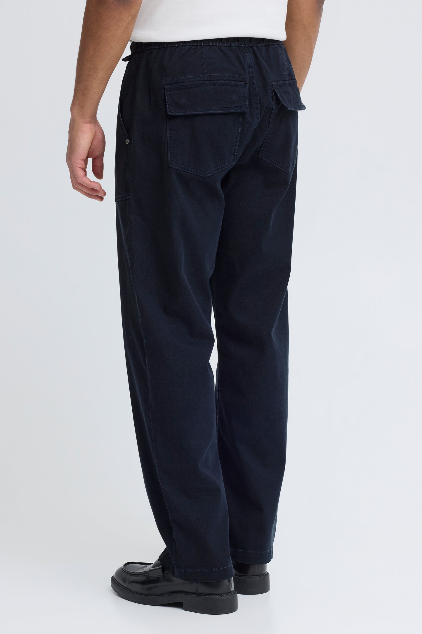 Blend BHsun Malvin Loose Twill Trouser - Navy