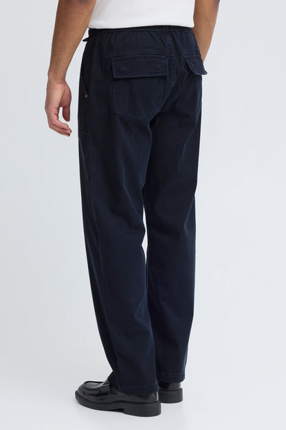 Blend BHsun Malvin Loose Twill Trouser - Navy