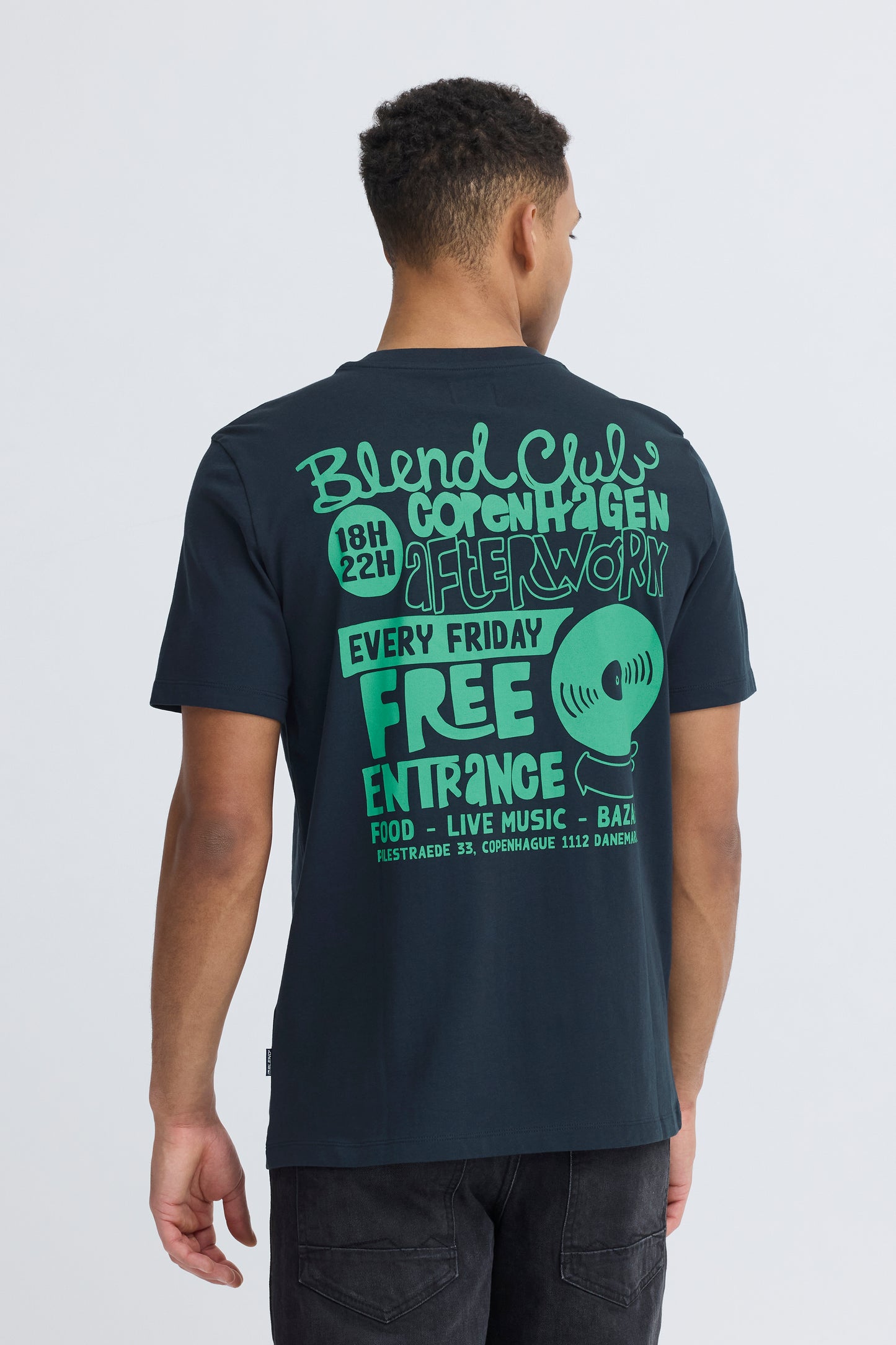 Blend Music T-Shirt - Navy