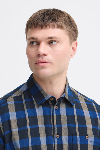 Blend Cai Shirt - Navy Check