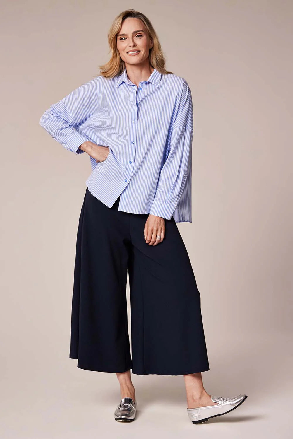 Deck Striped Shirt - Blue
