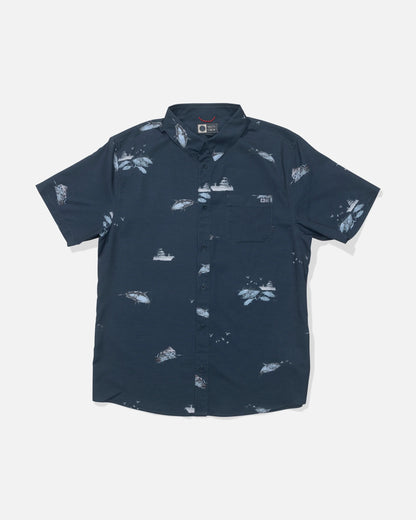 Salty Crew Breezer Shirt- Midnight Navy