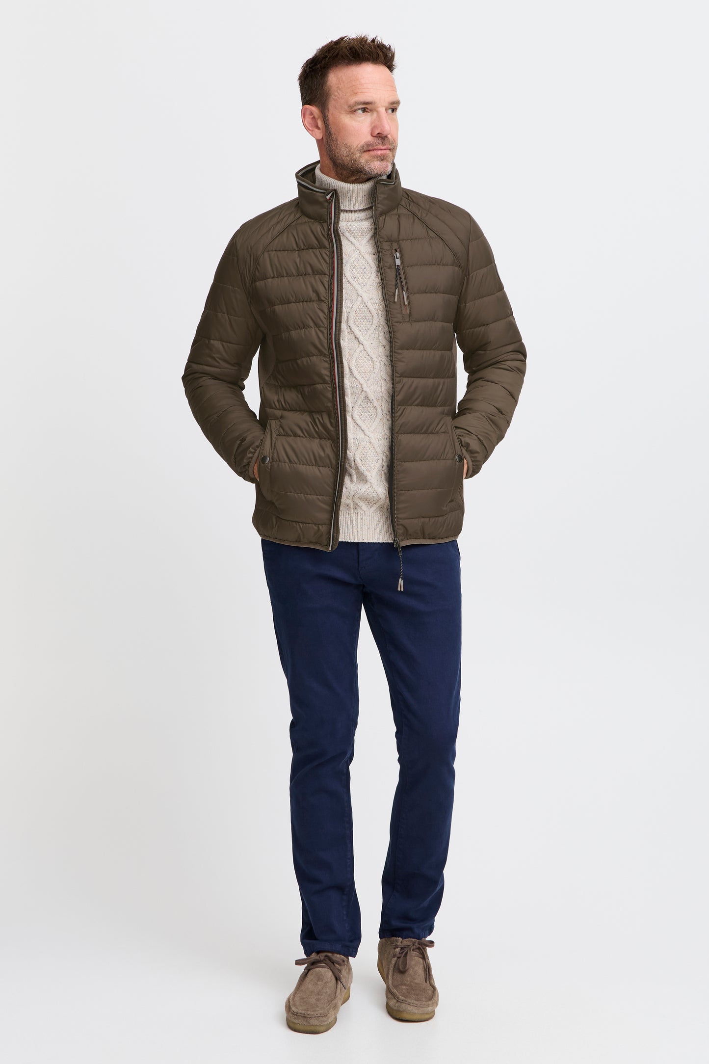 FQ1924 Jacob Quilted Jacket - Major Brown