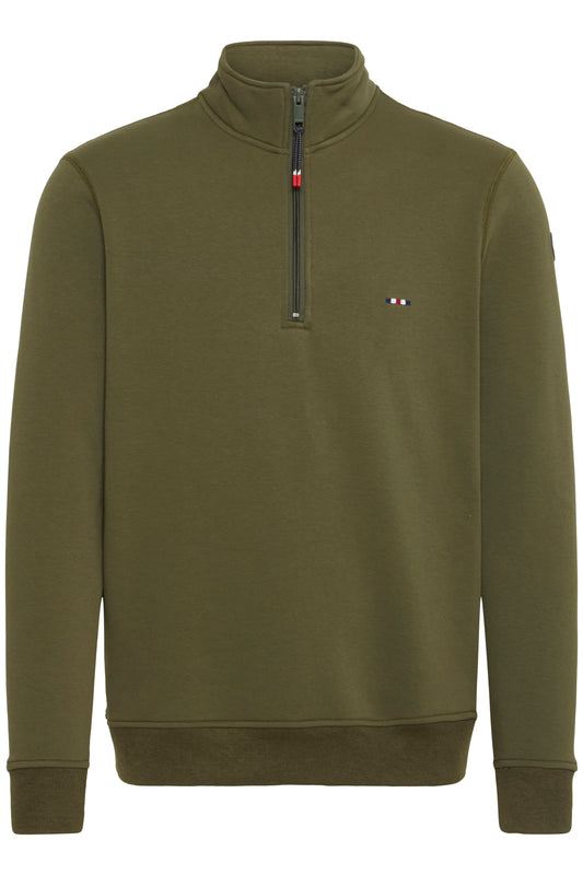 FQ1924 William Half Zip Sweater - Forest Night