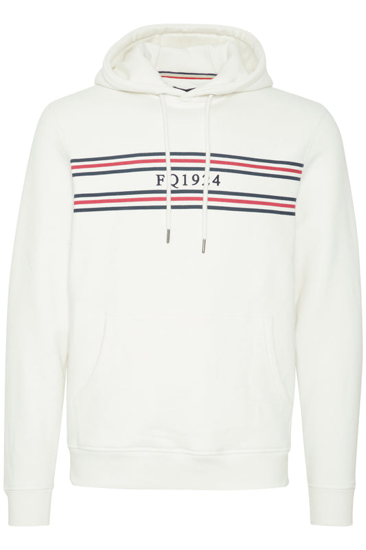 FQ1924 William Logo Hoodie - White