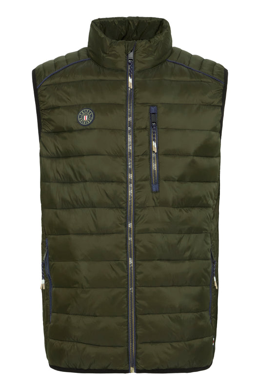 FQ1924 Fred Padded Gilet - Forest Night