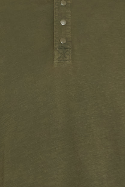 FQ1924 Grandad Long Sleeve Tee -  Forest Night