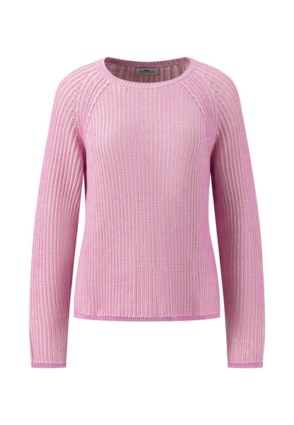 Fynch Hatton Plated Knit Pullover - Fondant Pink