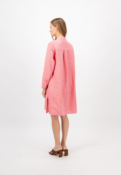Fynch Hatton Linen Dress - Fondant Pink