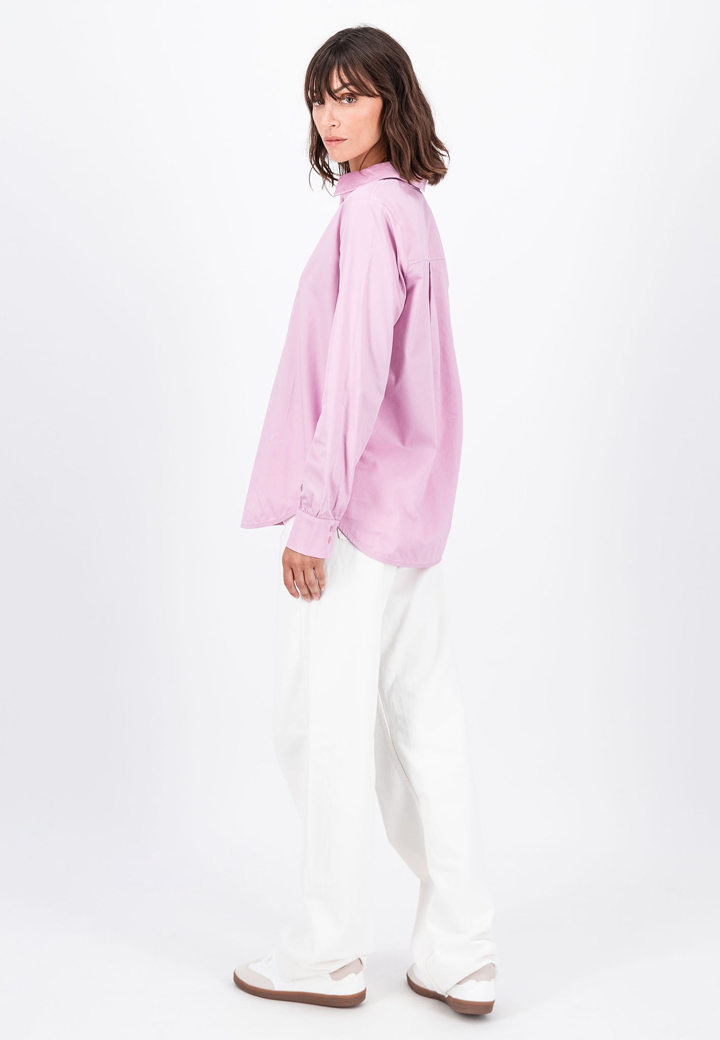 Fynch Hatton Long Sleeved Shirt - Dusty Rose