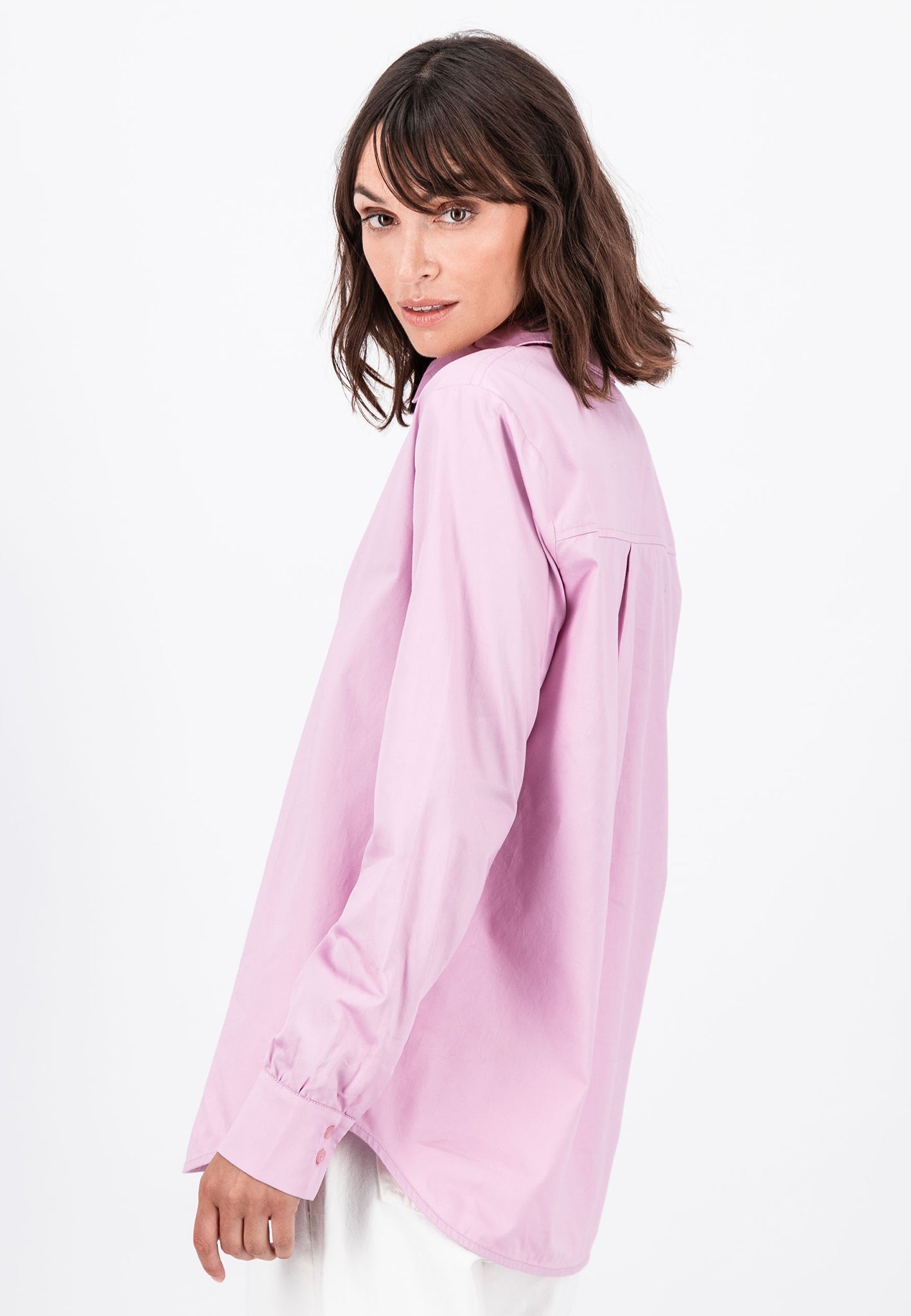 Fynch Hatton Long Sleeved Shirt - Dusty Rose